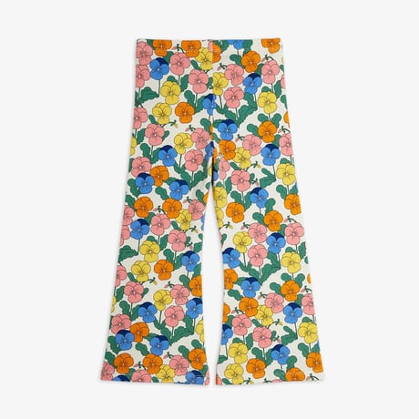 【 MINI RODINI 】Violas aop flared trousers - Multi