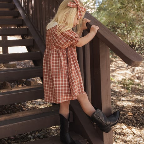【 Rylee + Cru 】TEEN BOW VINTAGE PLAID
