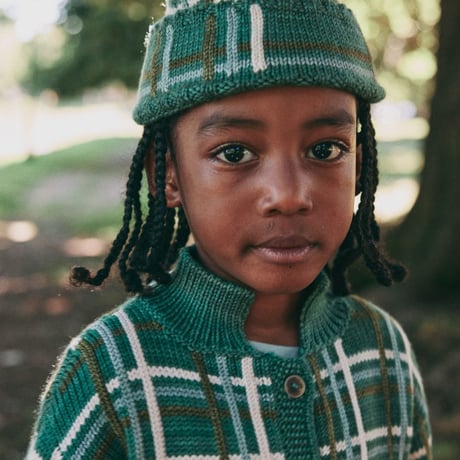 【Misha&Puff】PLAID CAP (BOUGH)