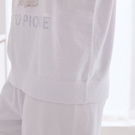 【 gelato pique 】 PWNT264068 ﾊﾞｽﾀｲﾑCATJQDﾌﾟﾙｵｰﾊﾞｰ IVR（size F）