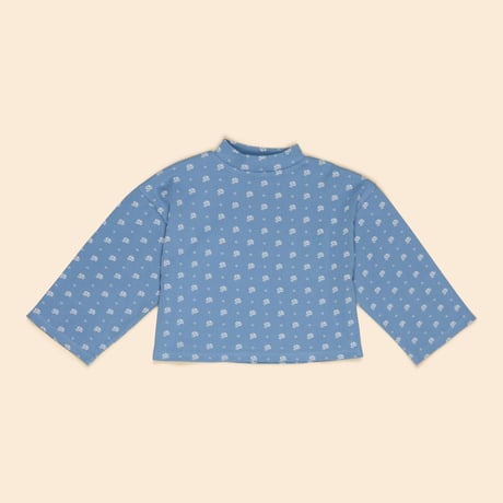【 Apolina 】 VALERIE JERSEY SWEATER - MOUNTAIN CALICO BLUE