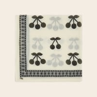【Emile et Ida】Small scarf CERISES ECRU