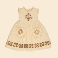 【 Apolina 】 IDA QUILTED DRESS - CREAM