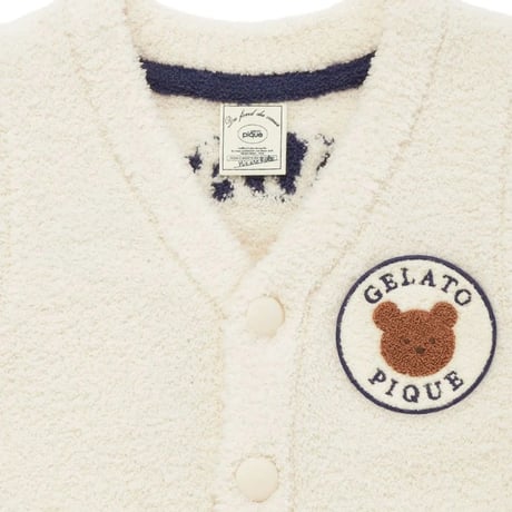【 gelato pique 】PKNT264446 KIDSｱﾆﾏﾙﾌﾞﾚｯﾄﾞJQDﾍﾞｽﾄ CRM (size 90,110)
