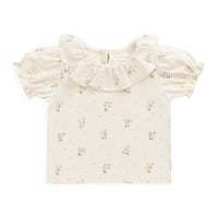 【 Jamie kay 】 JKCT264043 OCﾊﾟﾌｽﾘｰﾌﾞﾄｯﾌﾟｽJosepha Egret Small OWHT（size 80-100）／ｵｰｶﾞﾆｯｸｺｯﾄﾝ