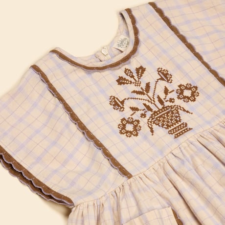 【 Apolina 】 ALMA OVERDRESS - CAMP CHECK