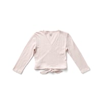 入荷後発送ご予約商品【 SOOR PLOOM 】WRAP TEE, PIXIE DUST POINTELLE