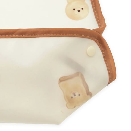 【 gelato pique 】PBGG264485 BABYｱﾆﾏﾙﾌﾞﾚｯﾄﾞ柄お食事ｴﾌﾟﾛﾝ CRM