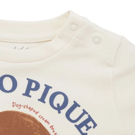 【 gelato pique 】PBCT264478 BABYｱﾆﾏﾙﾌﾞﾚｯﾄﾞﾜﾝﾎﾟｲﾝﾄTｼｬﾂ CRM (size 80)