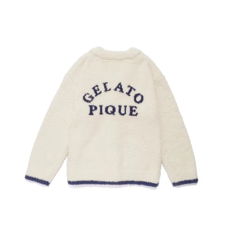 【 gelato pique 】PKNT264445 KIDSｱﾆﾏﾙﾌﾞﾚｯﾄﾞｶｰﾃﾞ&ｽｶｰﾌ CRM (size 90,100)