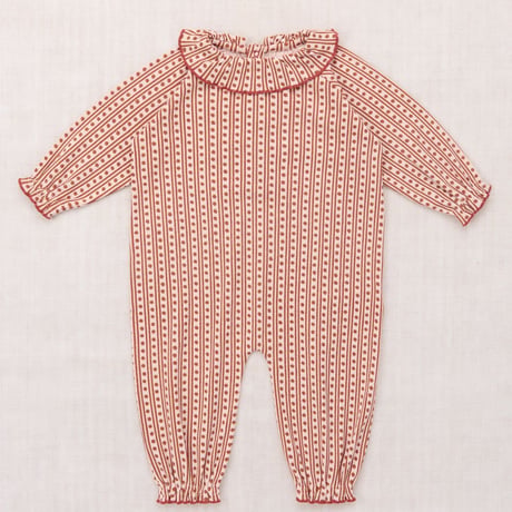 【Misha&Puff】BABY PIERROT ONESIE (CANDYFLOSS LITTLE HOUSE FLORAL)（18-24M）