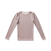 入荷後発送ご予約商品【 SOOR PLOOM 】POUF TEE, CALICO PRINT, PIGEON