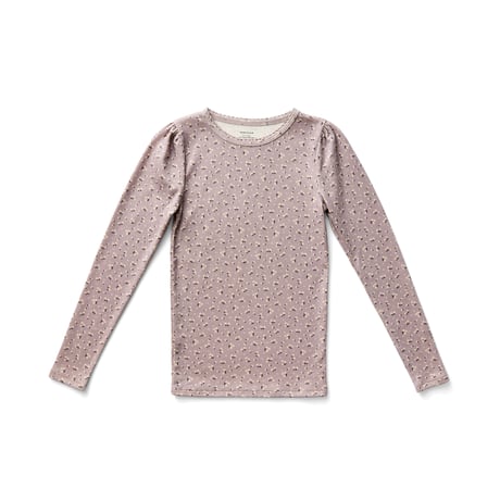 入荷後発送ご予約商品【 SOOR PLOOM 】POUF TEE, CALICO PRINT, PIGEON