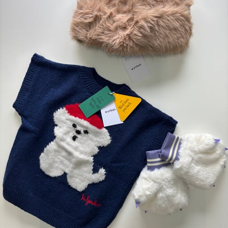 【Wynken】BEARY CUTE BEENIE HAT - BEARY BROWN