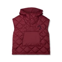 【Wynken】PADDED BON BON GILLET - BRICK RED