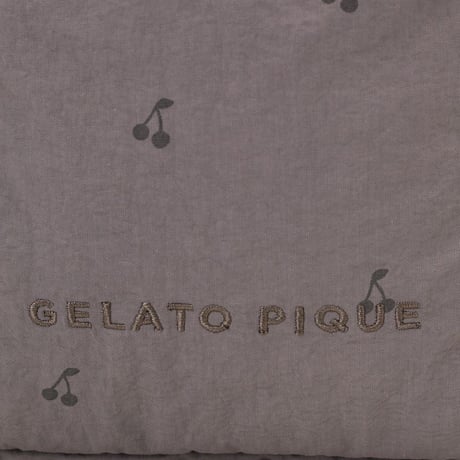 【 gelato pique 】PPGB999165ﾁｪﾘｰ柄ﾏﾏﾊﾞｯｸﾞ小 BEG