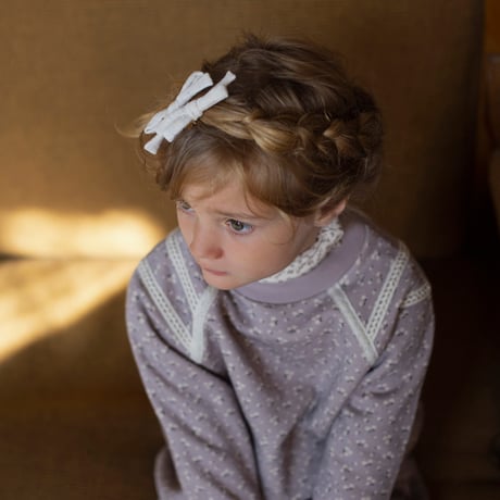 入荷後発送ご予約商品【 SOOR PLOOM 】SNAP TURTLENECK, CROSS STITCH PRINT, PIGEON