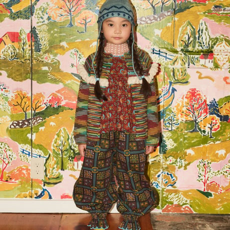 【Misha&Puff】ZIG ZAG POINTY PEAK HAT (SLATE)