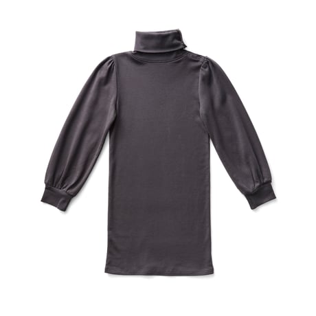 入荷後発送ご予約商品【 SOOR PLOOM 】POUF TURTLENECK DRESS, DUSK