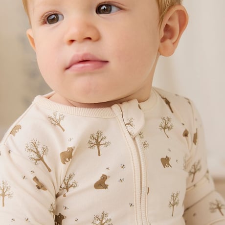 【 Jamie kay 】JBCO264040 OC長袖ﾛﾝﾊﾟｰｽHoney Bear Cloud OWHT（size 70,80）