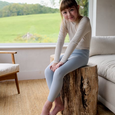 入荷後発送ご予約商品【 SOOR PLOOM 】RIB LEGGING, TALC