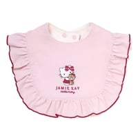 【 Jamie kay × HELLO KITTY 】JBGG264916 OCキティ刺繍フリルスタイ PNK