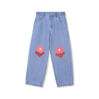 【Wynken】STUDIO JEAN - FLOWERS / MID WASH
