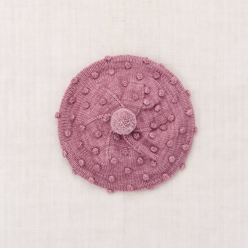 Misha&Puff】 POPCORN BERET (ANTIQUE ROSE)（2-4Y,