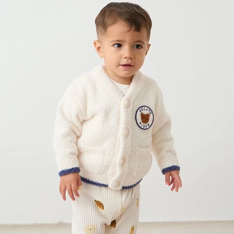 【 gelato pique 】PBCP264480 BABYｱﾆﾏﾙﾌﾞﾚｯﾄﾞ柄ﾛﾝｸﾞﾊﾟﾝﾂ CRM (size 80)