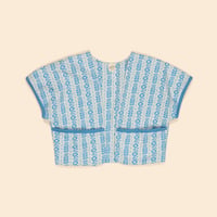 【 Apolina 】 IRENA JERSEY SHRUG - NORDIC FLORAL JACQUARD