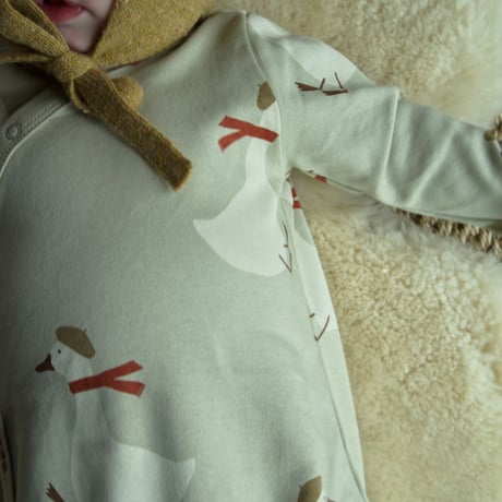 11月中旬頃発送予定ご予約【organic zoo】  Christmas Goose Suit（6-12M）