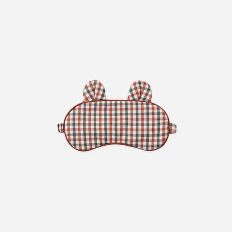 【 Rylee + Cru 】SLEEP MASK HOLIDAY GINGHAM