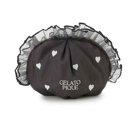 【 gelato pique 】PWGB264630ﾊｰﾄﾌﾘﾙﾁｭｰﾙﾎﾟｰﾁ DGRY