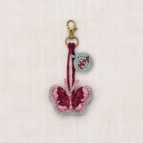 【Misha&Puff】 MARIPOSA BAG CHARM (ANTIQUE ROSE)