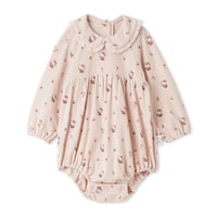 【 Jamie kay × HELLO KITTY 】JBCO264910 OC総柄プリントロンパース PNK（size 70, 80）