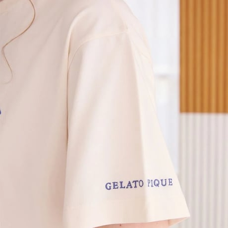 【 gelato pique 】PWCT264333 ｱﾆﾏﾙﾌﾞﾚｯﾄﾞﾜﾝﾎﾟｲﾝﾄTｼｬﾂ CRM (size F)