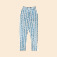 【 Apolina 】 SANDY SLIM JERSEY PANT - NORDIC FLORAL JACQUARD