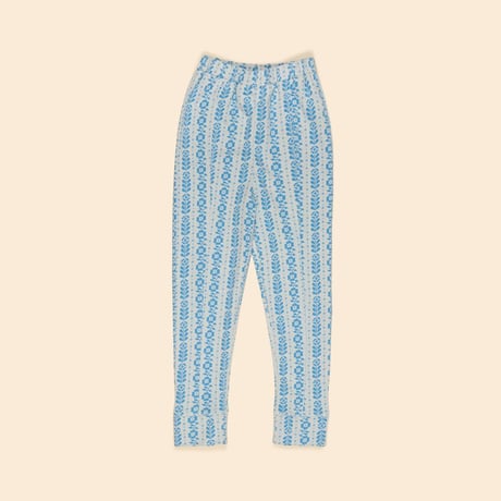 【 Apolina 】 SANDY SLIM JERSEY PANT - NORDIC FLORAL JACQUARD