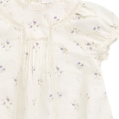 ★公式８月中旬入荷【 Jamie kay 】JBFO264150 ｺｯﾄﾝ花柄ﾌﾟﾚｲｽｰﾂJade Floral OWHT（size 70,80,90）