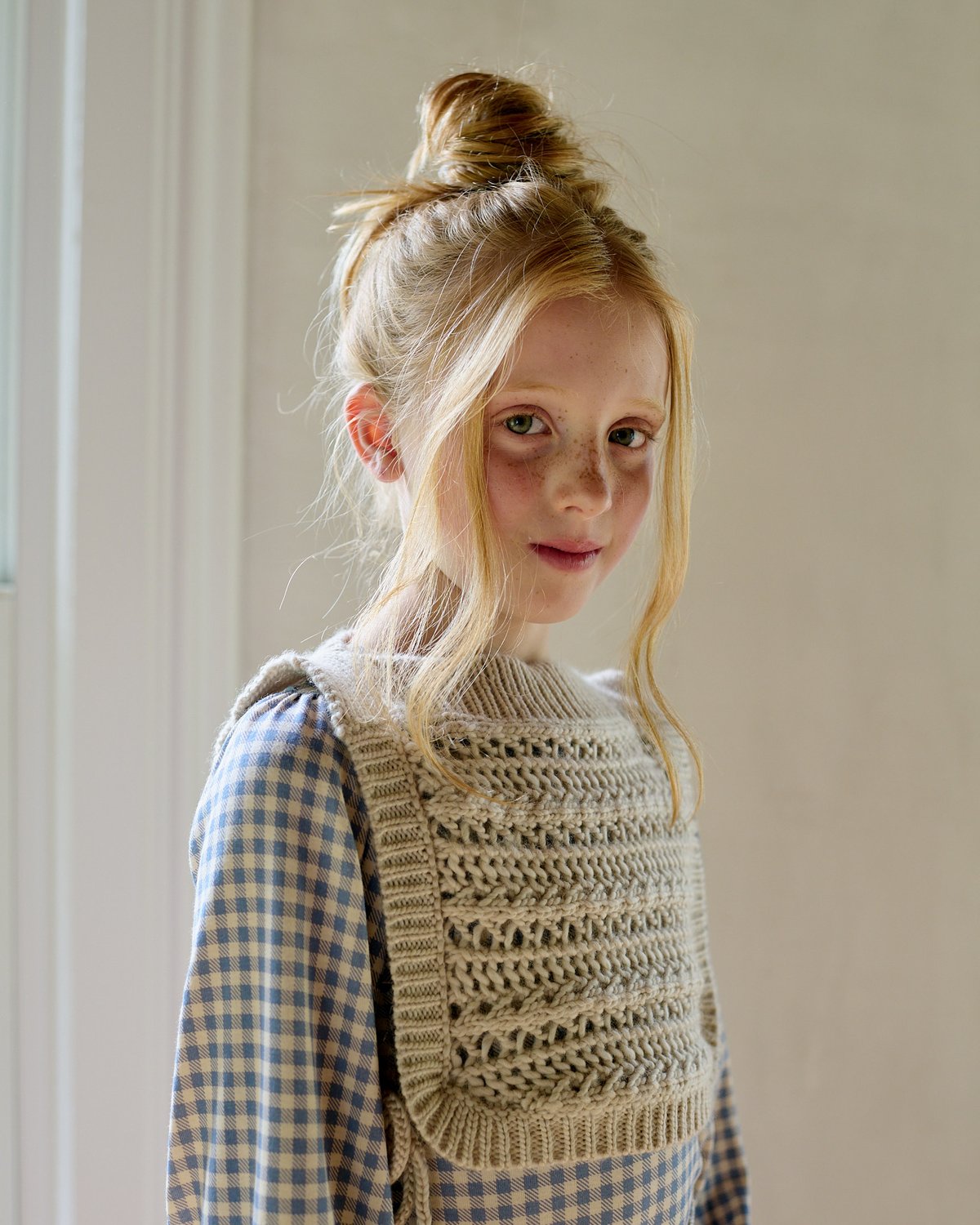 入荷後発送ご予約商品【 SOOR PLOOM 】BALLOON TEE, GINGHAM PR