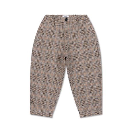 【Repose AMS】comfort fit pant - taupe mini check