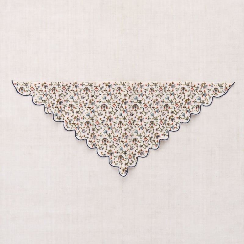 Misha&Puff】EMBROIDERED SCALLOP SCARF (STRING)