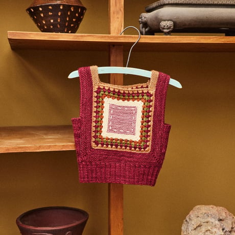 【Misha&Puff】 RUNNING STITCH TANK (CAMBRIDGE)（4Y,6Y）