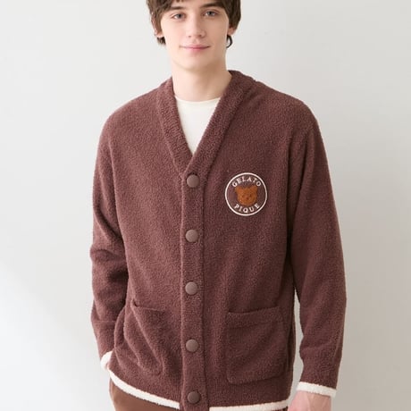 【 gelato pique 】PMNT264085 HOMMEﾍﾞﾋﾞ ｱﾆﾏﾙﾌﾞﾚｯﾄﾞｶｰﾃﾞ&ｽｶｰﾌ BRW (size M)