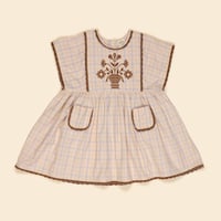 【 Apolina 】 ALMA OVERDRESS - CAMP CHECK