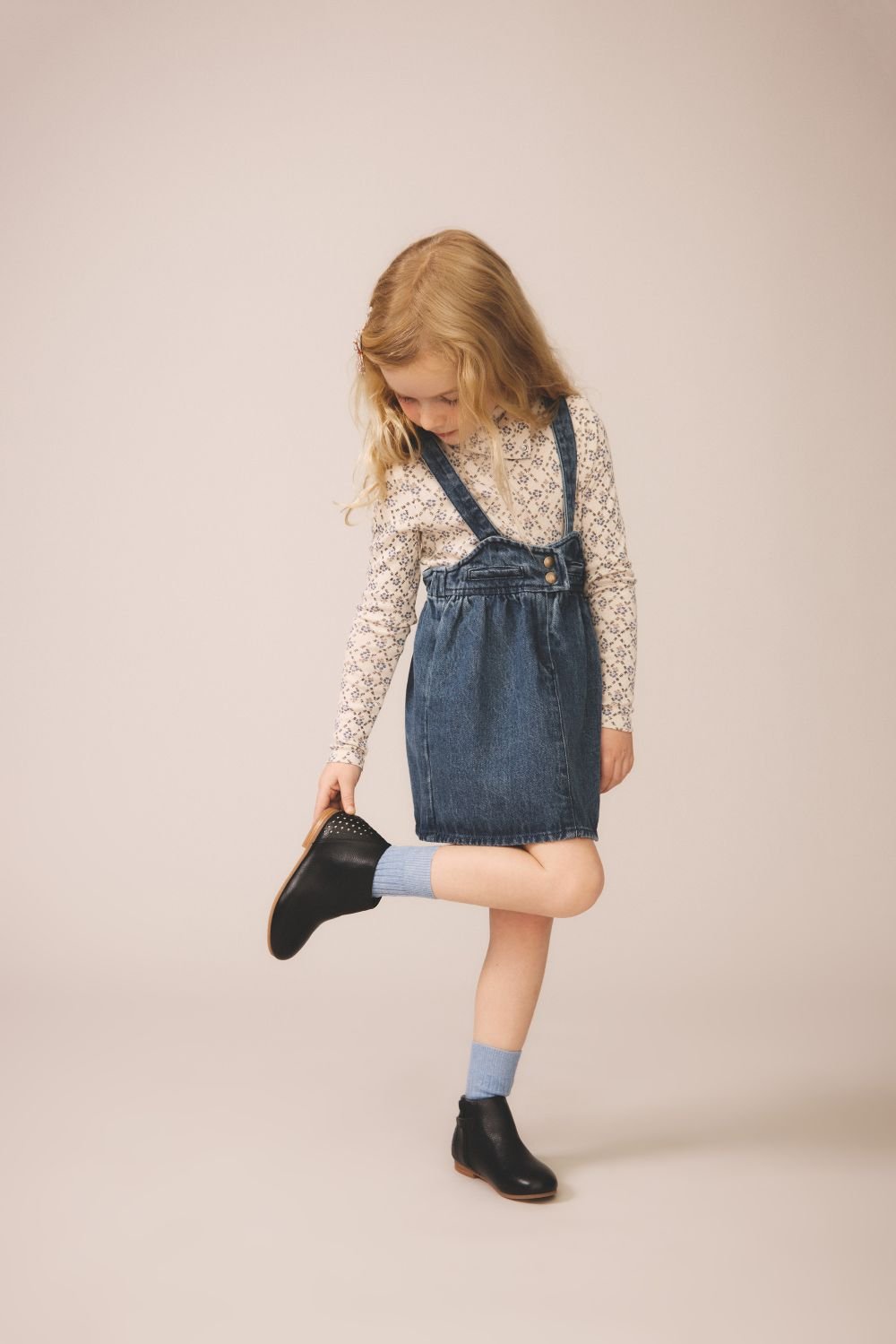 SOOR PLOOM 】MINNIE PINAFORE, ECO WASH | MIK & CO