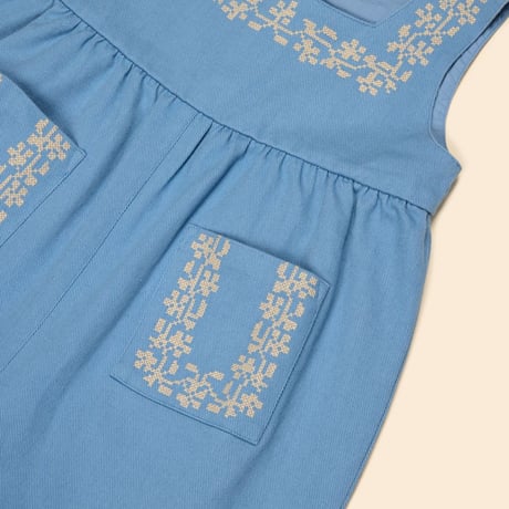 【 Apolina 】 BELLA DUNGAREE - BOOK BLUE