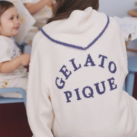 【 gelato pique 】PWNT264083 ﾍﾞﾋﾞﾓｺｱﾆﾏﾙﾌﾞﾚｯﾄﾞｶｰﾃﾞ&ｽｶｰﾌ CRM (size F)