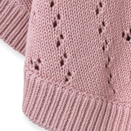 【 Jamie kay ×HELLO KITTY】 JBNT264907 ﾓﾁｰﾌ付きﾆｯﾄﾎﾟﾝﾁｮ IVR（size 70~90）