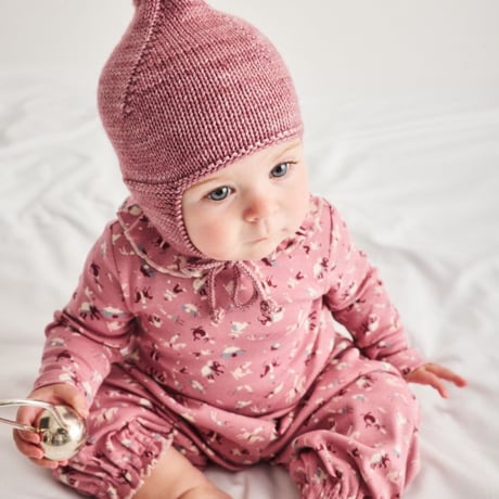 【Misha&Puff】BABY POINTY PEAK HAT (ANTIQUE ROSE)